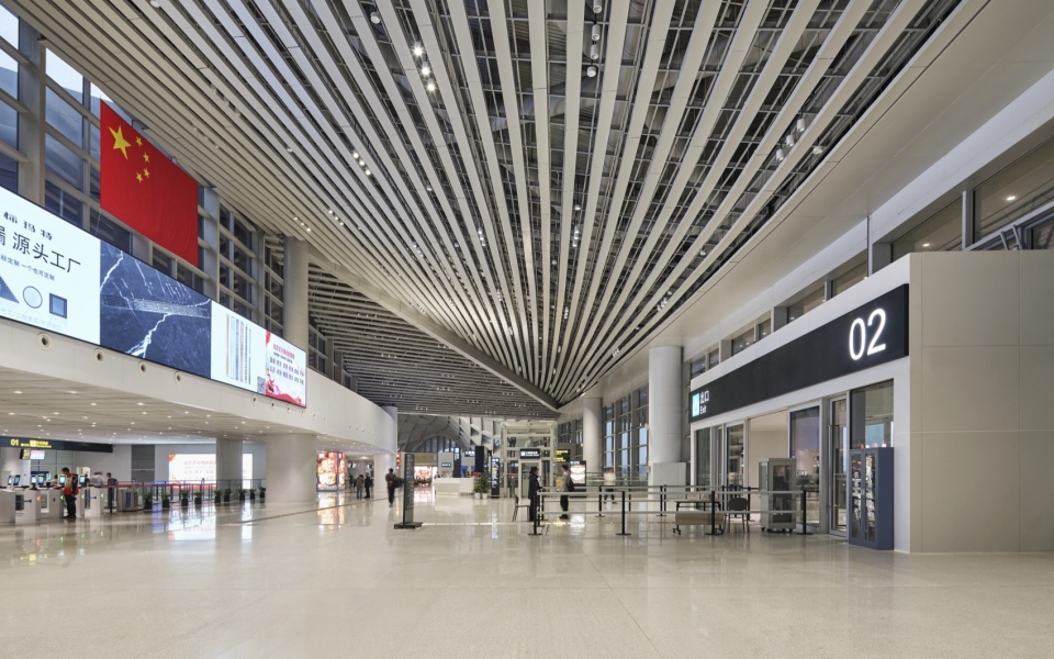 infinite tai taizhou luqiao airport terminal by original design studio