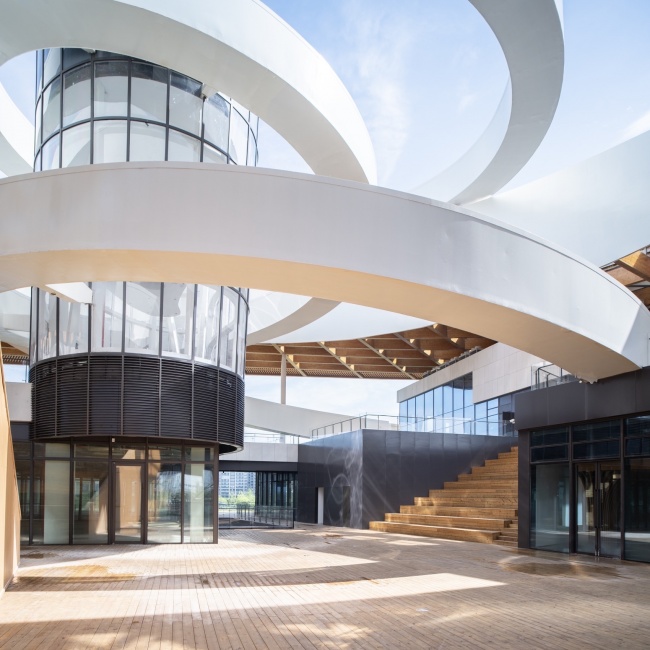 jiaxing hrnt cultural center by sup atelier of thad