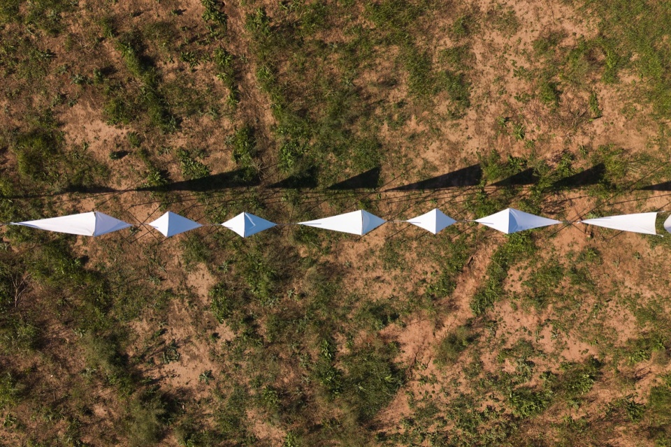 100 Linear Meters Pavilion by Eletres Studio