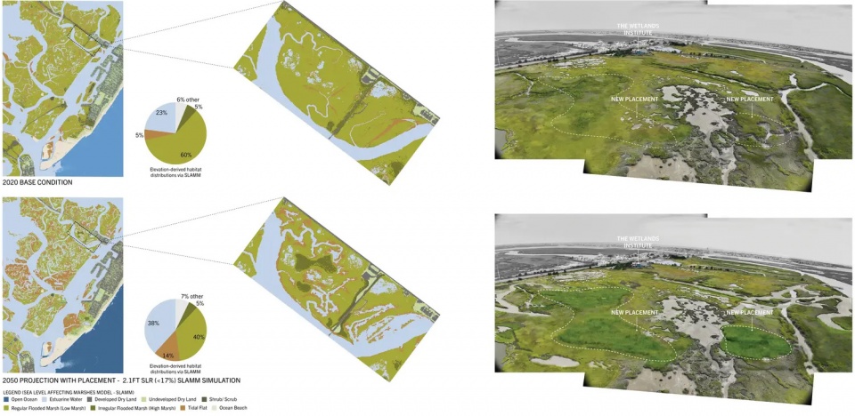 2025 asla research award of honor about time adaptive management for coastal salt marshes emlab the wetlands institute