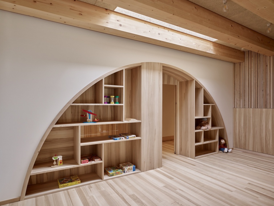 A house for children in a Pinegrove Christian Schmoelz Architekt