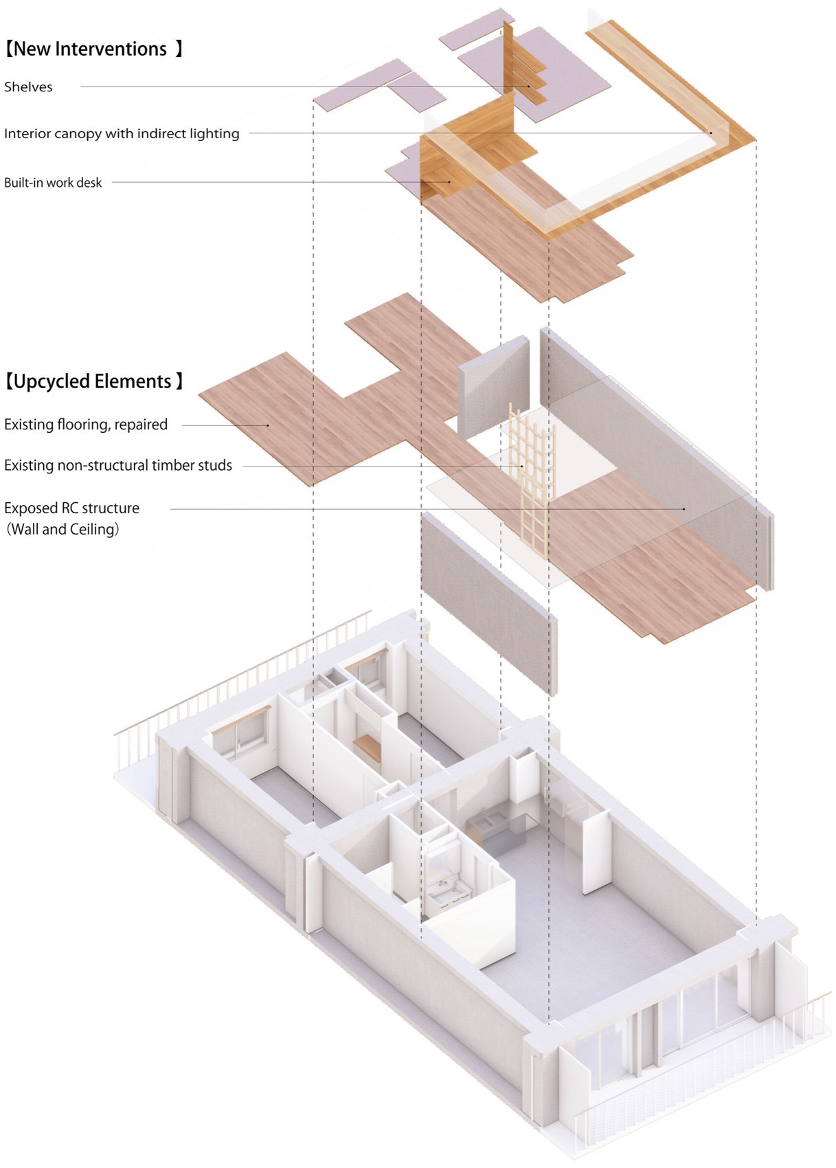 an ordinary renovation of an apartment by takayuki hayashi