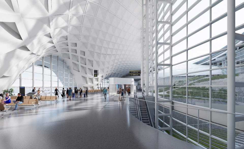 infinite tai taizhou luqiao airport terminal by original design studio