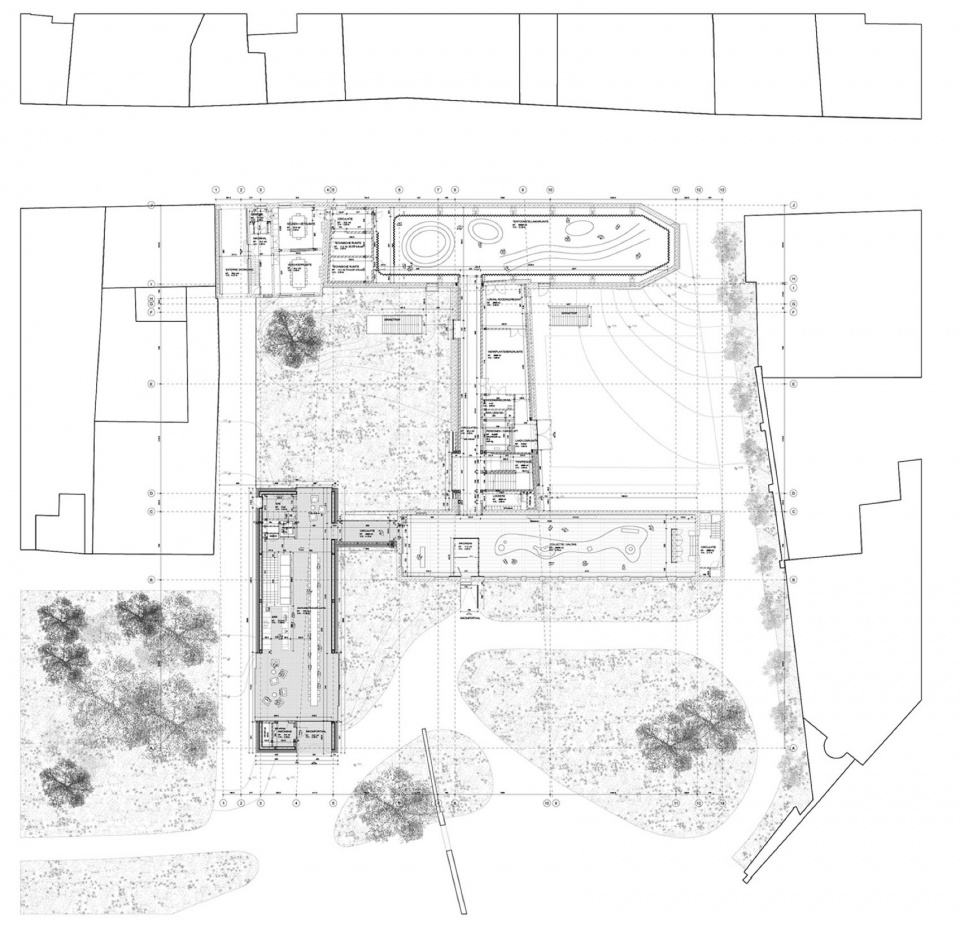 Ground floor execution plan © Barozzi Veiga