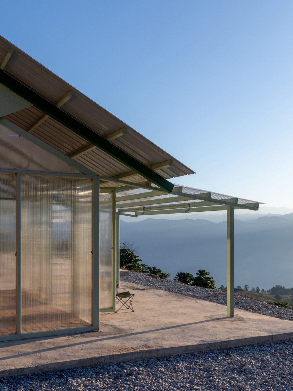 terraweave estate tiantian coffee drying yard in baoshan yunnan by edge architects