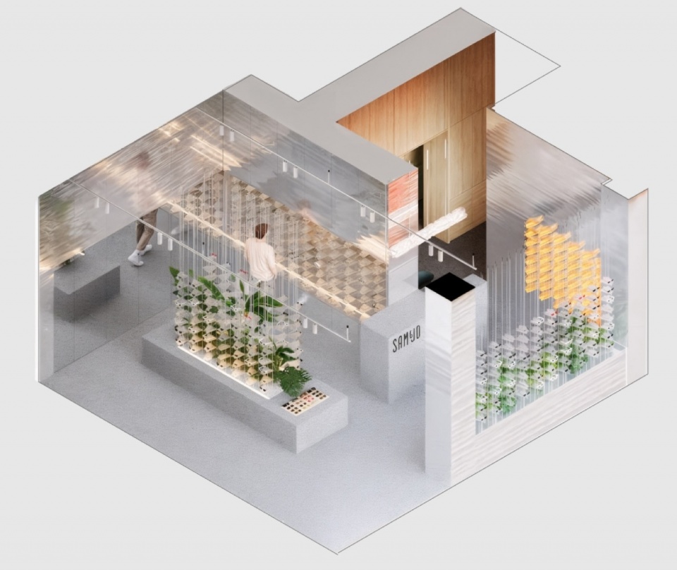 SaMJo eyewear store by YET Architecture utx