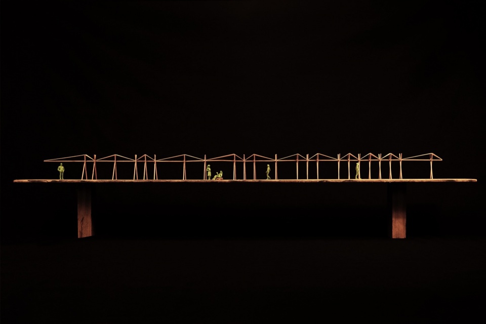 100 Linear Meters Pavilion by Eletres Studio