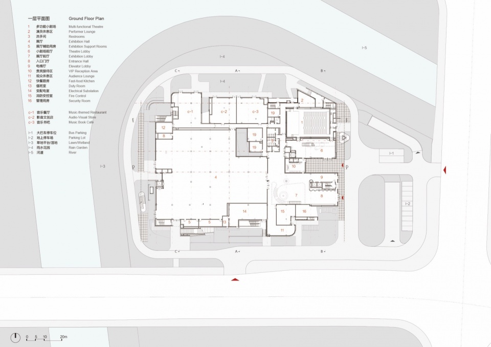 jiaxing hrnt cultural center by sup atelier of thad