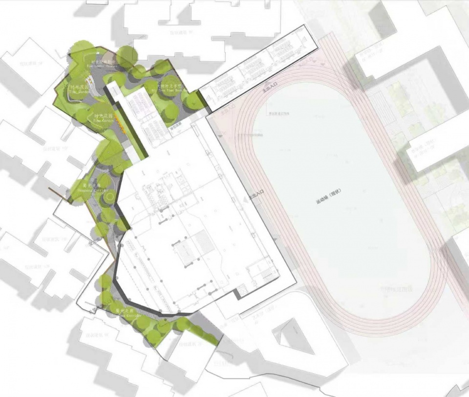 landscape transformation of zhangjiagarden campus bashu secondary school by aofan design