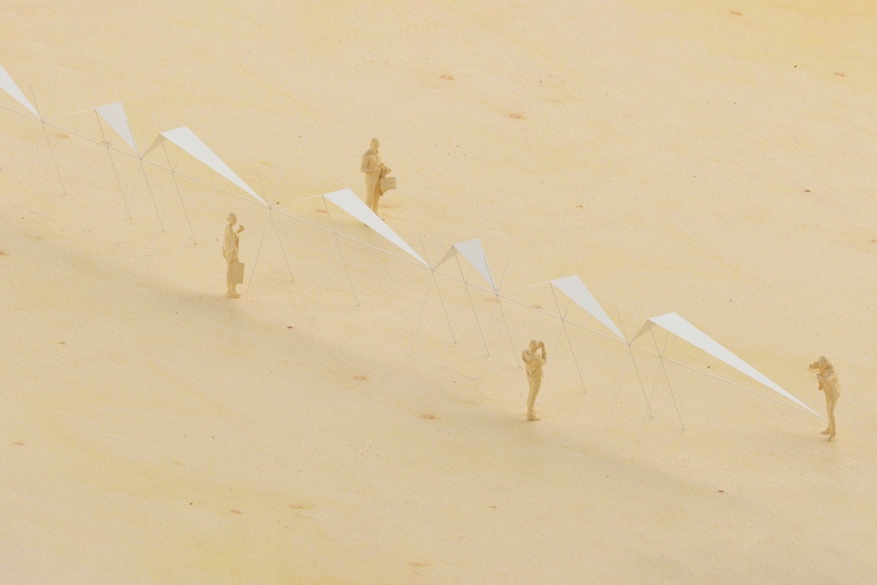 100 Linear Meters Pavilion by Eletres Studio