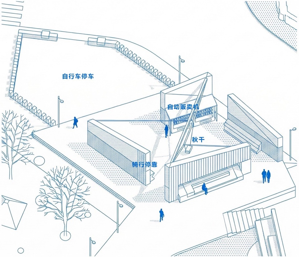 Dongpos Delights Banhu Ridge Post Station by AOMOMO Studio Shanghai Jiao Tong University