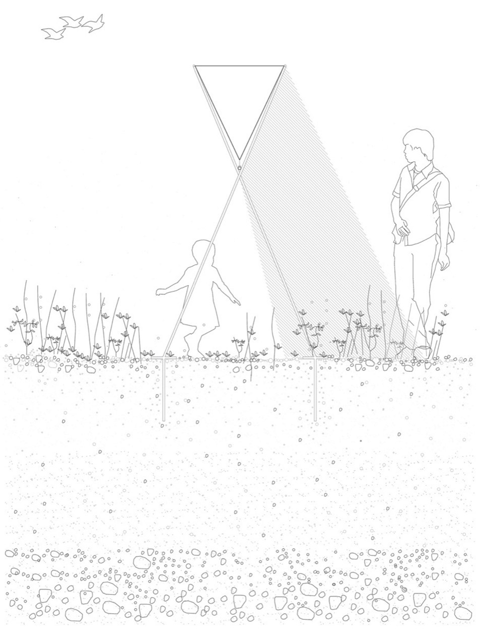 100 Linear Meters Pavilion by Eletres Studio