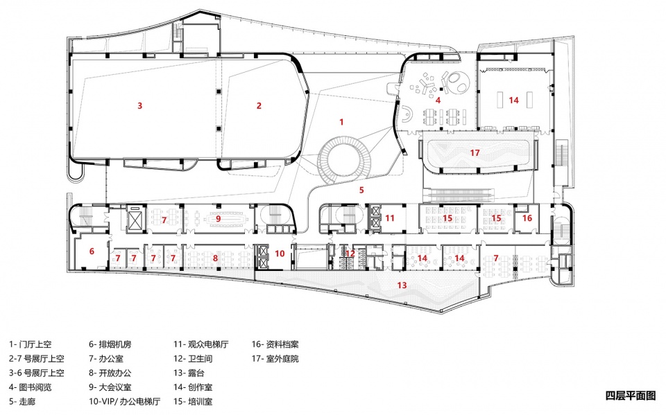 Hefei Art museum by Tongji Architectural Design