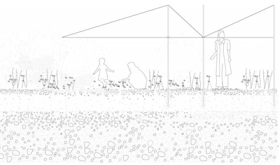 100 Linear Meters Pavilion by Eletres Studio