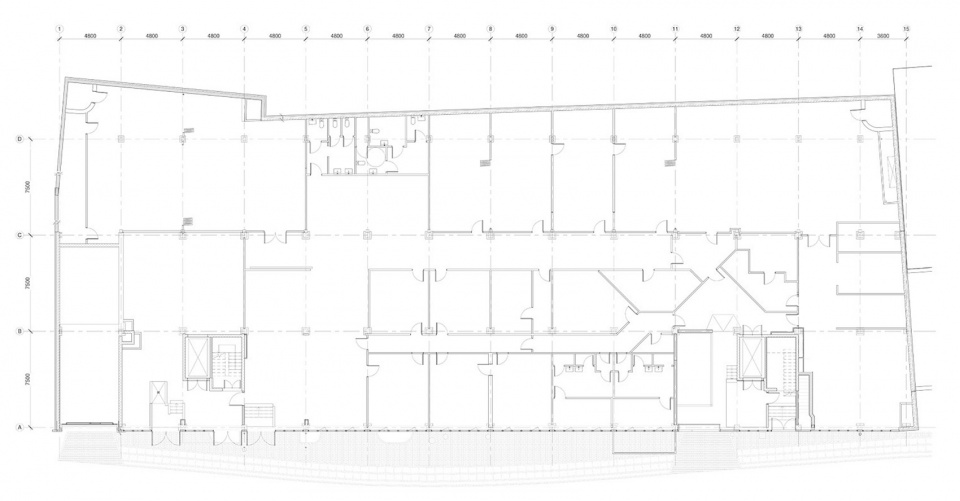 Plan ground floor before transformation 1 100 © pihlmann architects 拷贝