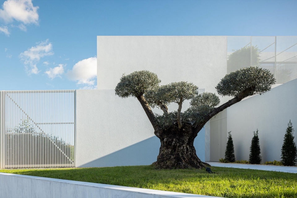 Minimalist White House by Arquitetura501