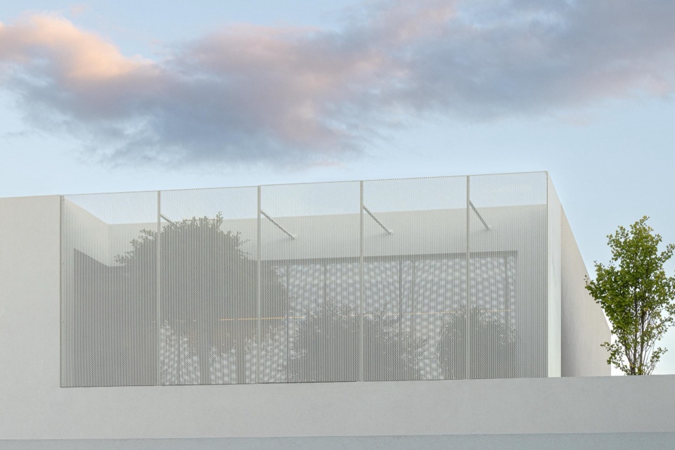 Minimalist White House by Arquitetura501