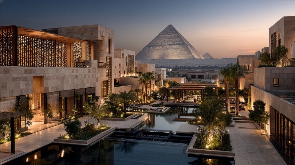 master plan for giza pyramids area by watg