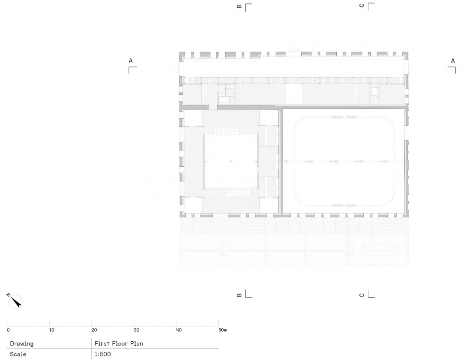 First Floor Plan © ASSEMBLE BC Architects and Studies Atelier Luma 拷贝