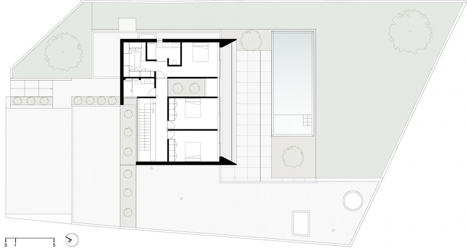 Minimalist White House by Arquitetura501