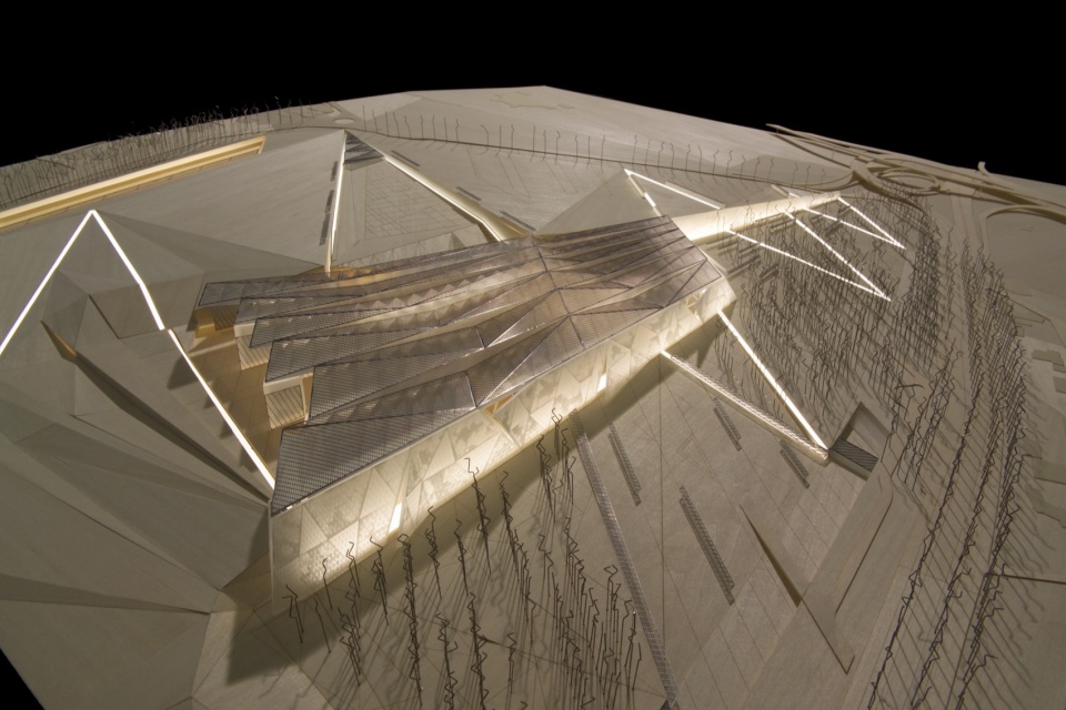 grand egyptian museum by heneghan peng architects