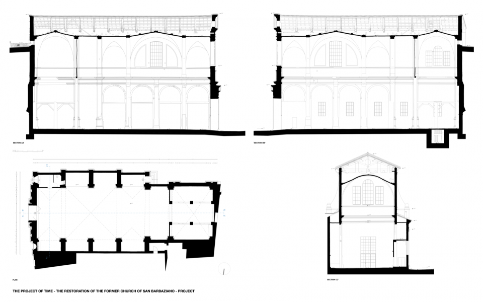 Sections plan © Studio Poggioli