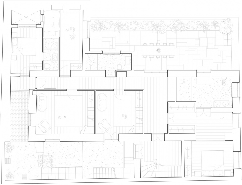 neoclassical townhouse by local local