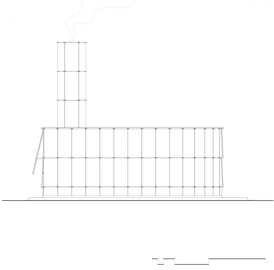 Side Elevation © Leopold Banchini Architects
