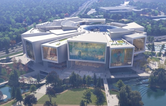 北京艺术博物馆竞赛方案 / Snøhetta + BIAD