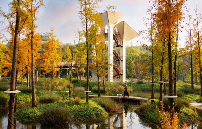 Yuantan Park at Luxeriver, Chongqing by WTD GROUP