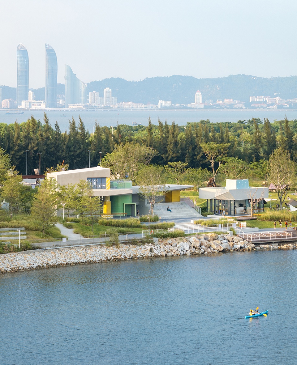 Sports Support Buildings on Double Happiness Island