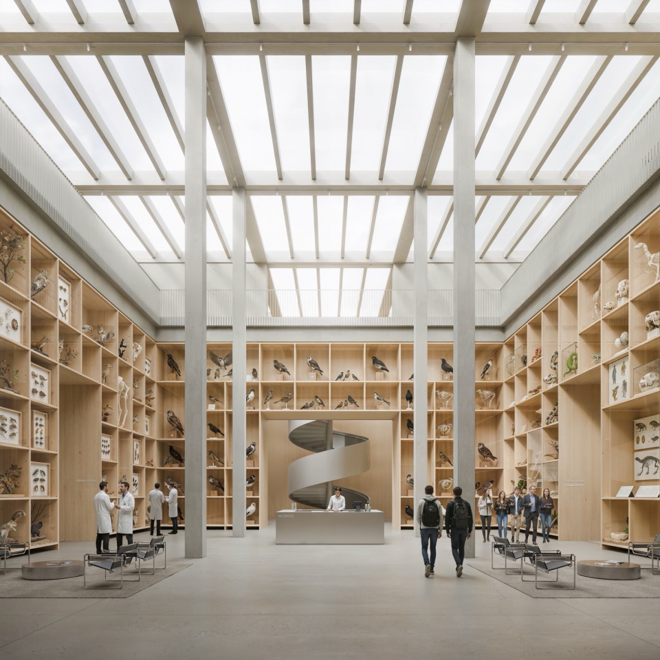 Debrecen Natural History Museum Collection Centre by Sordo Madaleno epitesz studio Buro Happold