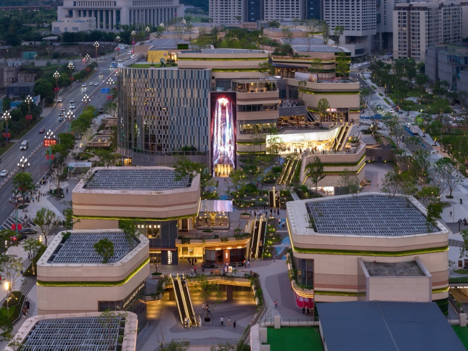 The Ring Garden City Commercial Complex Chongqing by WTD