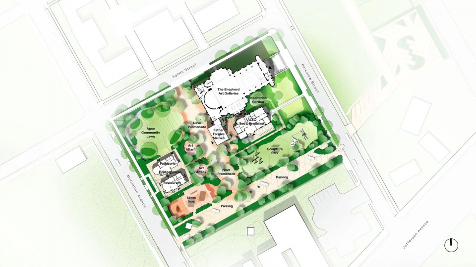 2025 asla general design award of honor the shepherd arts park community art play osd