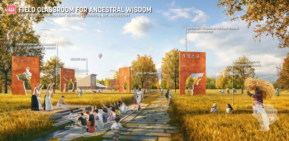 2025 asla analysis and planning award of honor rural abundance vitality the chaobai river basin sasaki