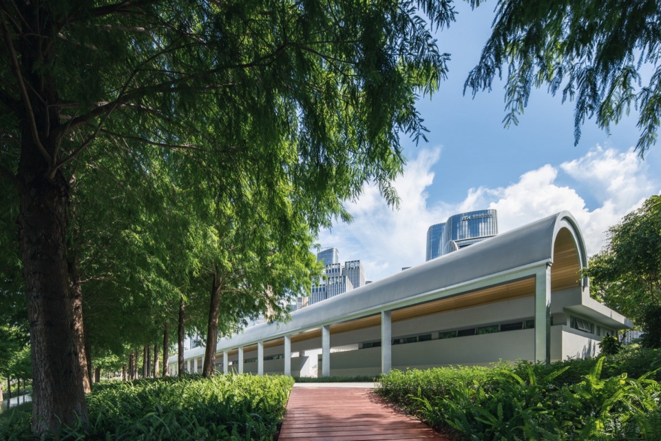 Shenzhen Qianhai Guiwan Park Service Station by hang cheng studio