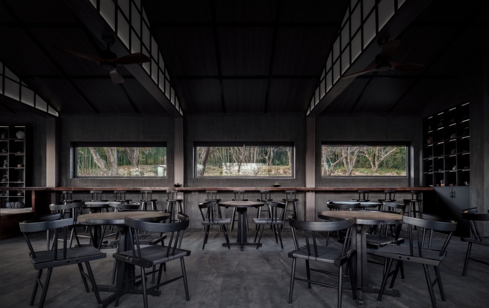 chestnut grove courtyard at the foot of gaofeng chansi monastery by parallect design