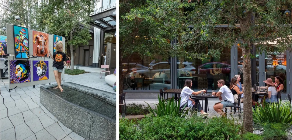 2025 asla urban design award of honor water street tampas continuous canopy reed hilderbrand