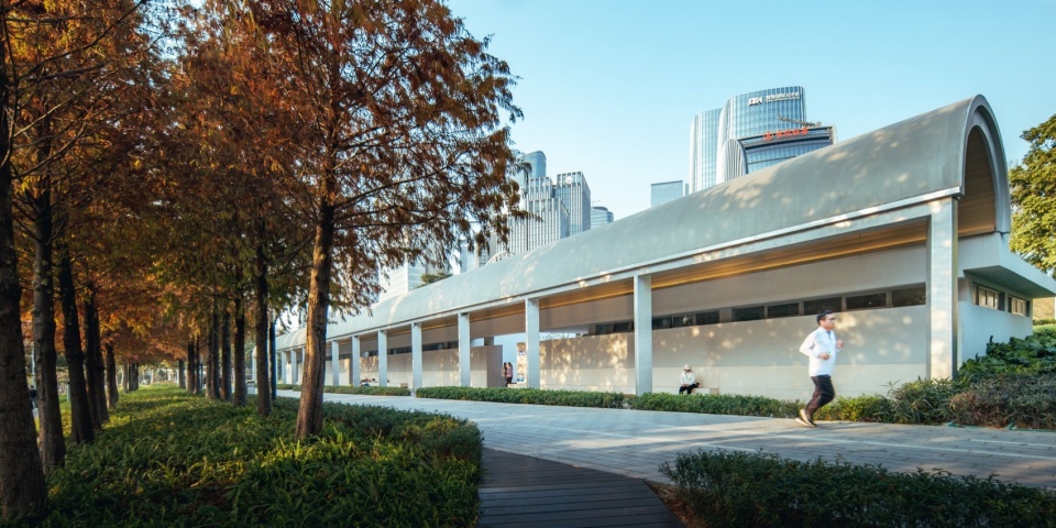 Shenzhen Qianhai Guiwan Park Service Station by hang cheng studio
