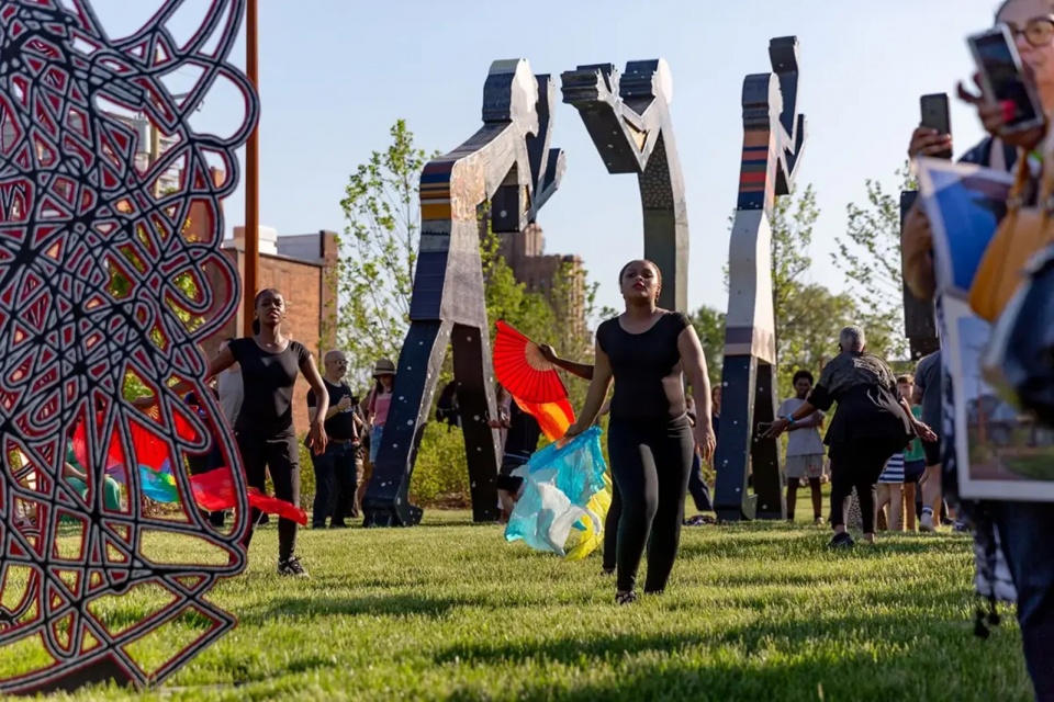 2025 asla general design award of honor the shepherd arts park community art play osd