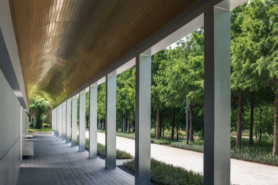 Shenzhen Qianhai Guiwan Park Service Station by hang cheng studio