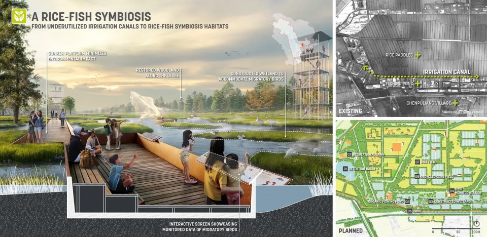 2025 asla analysis and planning award of honor rural abundance vitality the chaobai river basin sasaki