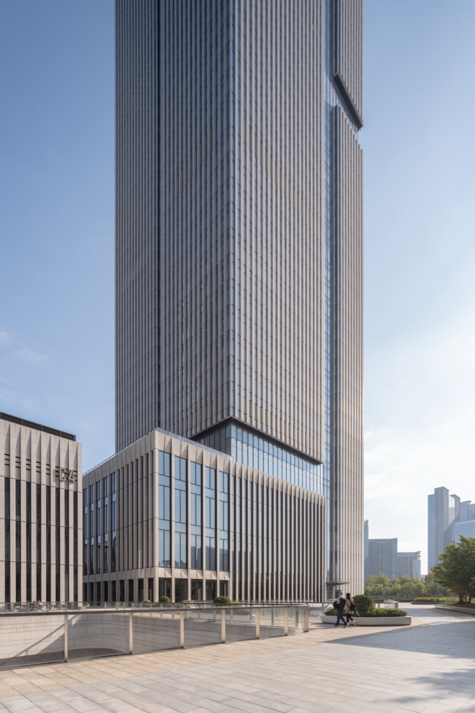 416 meter high rise completed at nanjing financial city ii by gmp