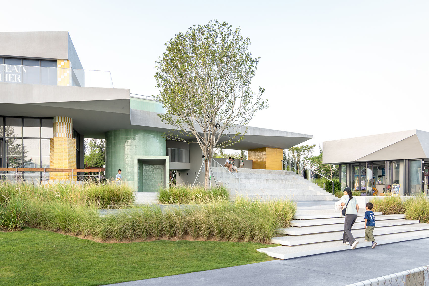 Sports Support Buildings on Double Happiness Island