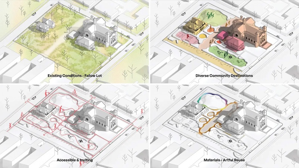 2025 asla general design award of honor the shepherd arts park community art play osd