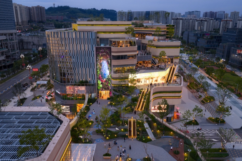 The Ring Garden City Commercial Complex Chongqing by WTD
