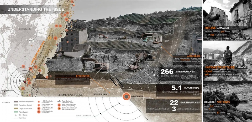 2025 asla research award of honor longquan mountain park earthquake disaster mitigation research zap associates