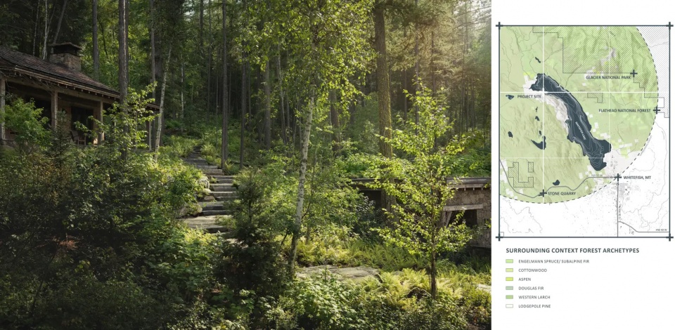 2025 asla residential design award of honor inez point embracing an old growth forest design workshop inc