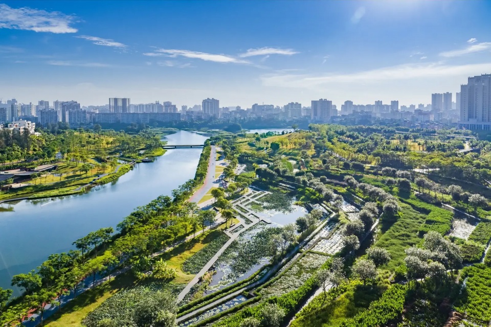 2025 asla urban design award of honor meishe river greenway and fengxiang park turenscape