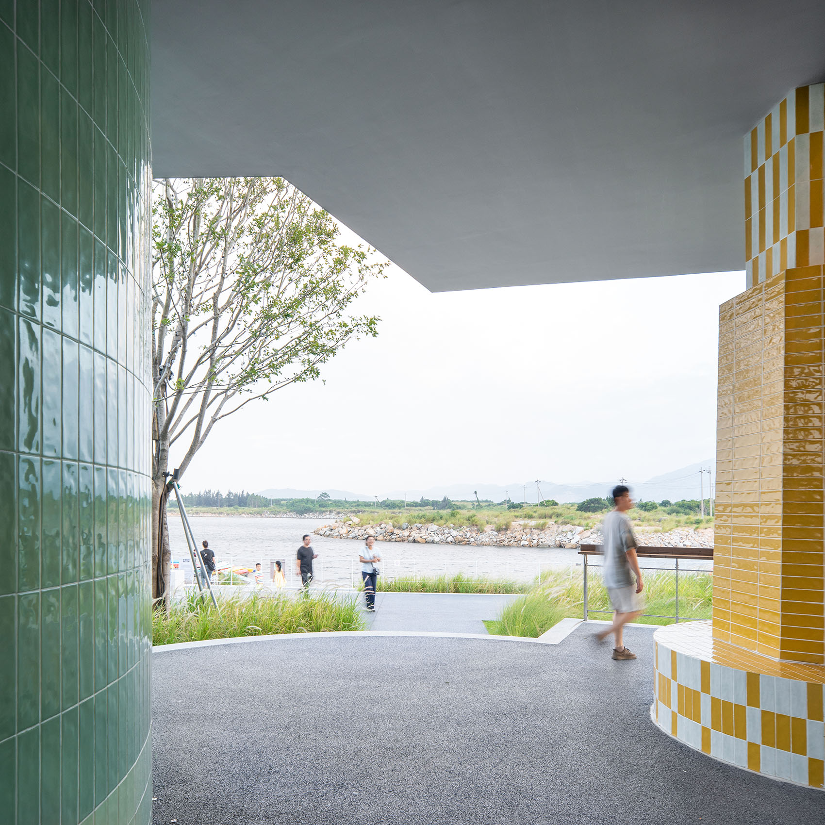 Sports Support Buildings on Double Happiness Island